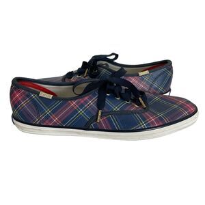 Keds Talbots Exclusive‎ Plaid Tartan Dream Foam Lace Up Sneaker Shoes Size 6.5